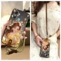 Graffiti Silicone Phone Case For Itel A58 Crossbody TPU Anti-knock Cartoon Diagonal Anti-dust Waterproof Lanyard Cute. 