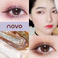 NOVO5460 Crystal Sparkling Fine Shimmering Glitter Bursting Aegyo-sal Highlighter Single Color Eyeshadow Liquid. 