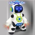 Dancing Robot With 3D Flashing Lights And Music, 360 Degree Rotation Robot Toy For Kids. 