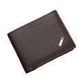 PU Leather Men's Short Wallet Soft Thin Large Capacity Male Leather Purse ID Card Holder Money Clip Men Coin Pocket Shopping. 