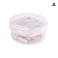 20Pcs/Box Push Pin Clips Wooden Thumb Tack Push Pins Decorative For Cork Board Podazz. 