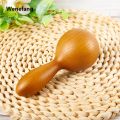 Wenefang Wooden Massager Essential Oil Massage Stick Body Spa Meridian Tapping Massage Hammer Therapy Relaxation Round Ball Massager. 