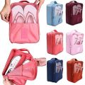 Water Proof Shoe Storage Travel Tote Bag Multi-Purpose Portable Rack Foldable Organizer Wardrobe. 