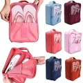 Water Proof Shoe Storage Travel Tote Bag Multi-Purpose Portable Rack Foldable Organizer Wardrobe. 