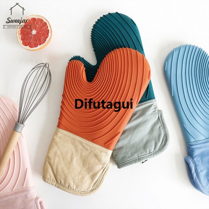 Difutagui%20SWEEJAR%20Silicone%20Cotton%20Waterproof%20and%20Insulated%20Luxury%20Gloves%20Non-slip%20Gloves%20for%20Baking%20Oven%201Pc%20-%20Image%203