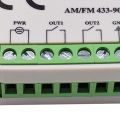 Garage Door Remote Control Receiver 2 Channel Controller Switch Receiver RX Multi Frequency 433-900MHz Receiver Smart Remote Receiver. 