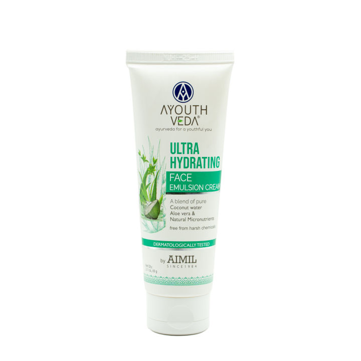 AYOUTHVEDA Ultra Hydrating Face Emulsion Cream 60 gm