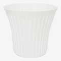 White Color Gem Flower Pot, Gamala Size 9013 - 10 Inch. 