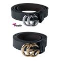 Small Fashion Trend GG Shiny Leather Belt For Women. 
