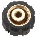 Pressure Washer Adapter Set, Quick Connect Kit, Metric M22 15Mm Female Swivel To M22 Male Fitting, 5000 Psi. 