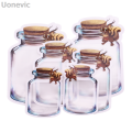 Uonevic Sealed Kitchen Chilled Nut Snacks 【Exclusive Discount】Reusable Hot Selling Mason Jars and Bottles Ziplock Bag Clear New Box Storage Rack. 