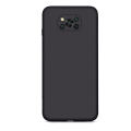 Back Cover Case For Poco X3 / X3 Pro (Silicone, Camera Protection, Soft, Black). 