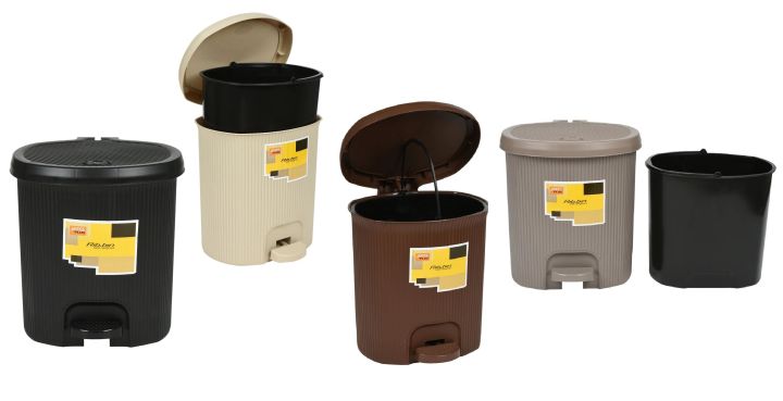 Jaypee Plus- Rib. Bin BPA Free Plastic Dustbin 10LT.