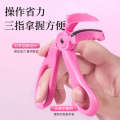 [With Adhesive Strips] ING PRETTY Eyelash Curler Frameless Wide Angle Comb Teeth One Clip Curl Long-lasting Styling for Women. 