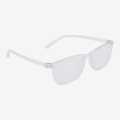 Rectangular Shape Plastic Frame Normal  Glasses For Unisex. 