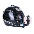 Chin mount Plus Phone holder Motovlog with Smartphone Helmet Mount. 