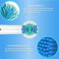 20pcs Electric Toothbrush Heads Compatible with Braun 12 Cross Action 8 Precision Clean Replacement heads for Oral B. 