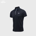 Doro Black Dot Polo With Stripe Design For Men - Fashion | T-Shirts For Men | Men'S Wear | Polo T-Shirts |. 