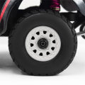 Wheels Rims with Tires for ARRMA 1/14 Mini MOJAVE GROM RC Car White. 