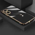 Vantime Case for vivo Y18 / Y18s / Y28s 4G 5GSoft Electroplated Glossy Back Ultra Thin Back Cover. 