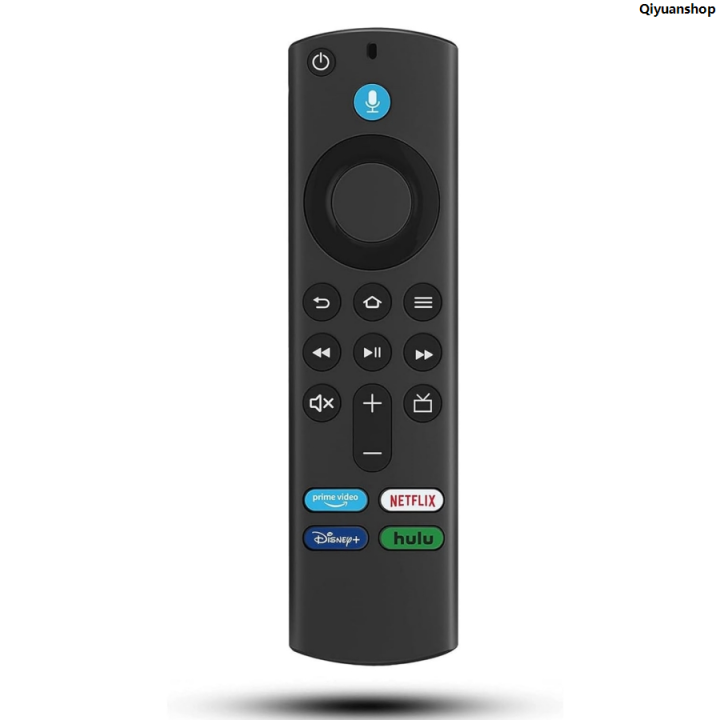 QiyuanshopSpecial L5B83G Voice Remote Control for AMZ Fire TV Stick (2nd Gen, 3rd Gen, Lite, 4K, 4K Max), Fire TV Cube, for Smart TVs (3rd Gen)