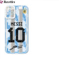 Jizetin for Realme C15 Back Cover Transparent Football Star For Boys Soft Phone Case. 