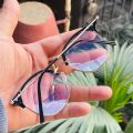 Blue Ray Cut Glass Using Mobile TV And Laptop Black Metal Frame Glass For Unisex. 