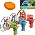 New ABS Fan Dinosaur Bubble Machine Bubbles in Bubble Handheld Electric Dinosaur Bubble Machine Bubble Dinosaur Outdoor Toys Bubbles Toy in Bubble Over 3 Years Old. 