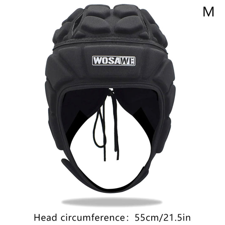 Pro Helmet - Adjustable EVA Shockproof Goalkeeper Helmet For Rugby Football Soccer Goalkeeper & Goalie Head Protector - Unisex