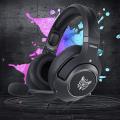 ONIKUMA K9 RGB Colore Stereo Gaming Headset for PC, Consoles and Mobiles with LED Light (Black). 