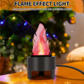 LED Fire Flame Effect Light Artificial Electric Flicker Lamp,US Plug. 