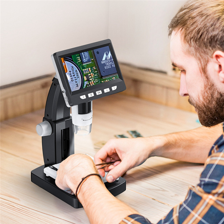 Nullmul 4.3inch Digital Microscope 1000X Magnification USB Coin ...
