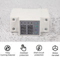 Din Rail Dual Display Adjustable over Voltage Current and Under Voltage Protective Device Protector Relay 40A 220V 230V. 