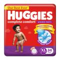 Huggies Wonder Pants (XL) 34 pcs Size (12-17 Kgs) Baby Diaper Pants| Complete Comfort India's Fastest Absorbing Diaper with upto 4x faster absorption | Unique Dry Xpert Channel. 
