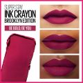 MAYBELLINE Super Stay Ink Crayon Matte Longwear Lipstick Makeup, 120 Be Bold, Be You, by Genuine Collection. 