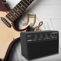 Sirendeshao Guitar Portable Amp Bluetooth Electric Guitar Bass Mini Amplifier Sales promotion Universal Interface Professional Guitar Amp for Daily Practice. 