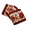 Set of 3 Premium Floral Printed Sofa/Floor Chakatis Cushions for Home Decor. 