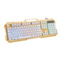 Eweadn GT5 Metal Rainbow Backlit Gaming Keyboard. 