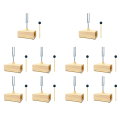 10X 528Hz Tuning Fork with Resonance Box, Aluminum Alloy, Wooden Speaker, Perfect for SPA Aromatherapy. 