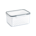 Refrigerator Storage Box Fridge Organizer Vegetable Fruit Boxes Drain Basket Storage Containers Pantry Easy to Use ,Medium. 