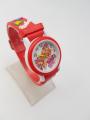 Barbie Rubber Strap Analog Watch With Coloring Book For Kids- Red. 