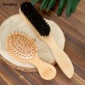 Sutuiying 1PC Professional Hair Brush Pointed Tail Wooden Comb/Large New Bamboo Air Cushion/Mini Travel Size/Boar Bristle. 