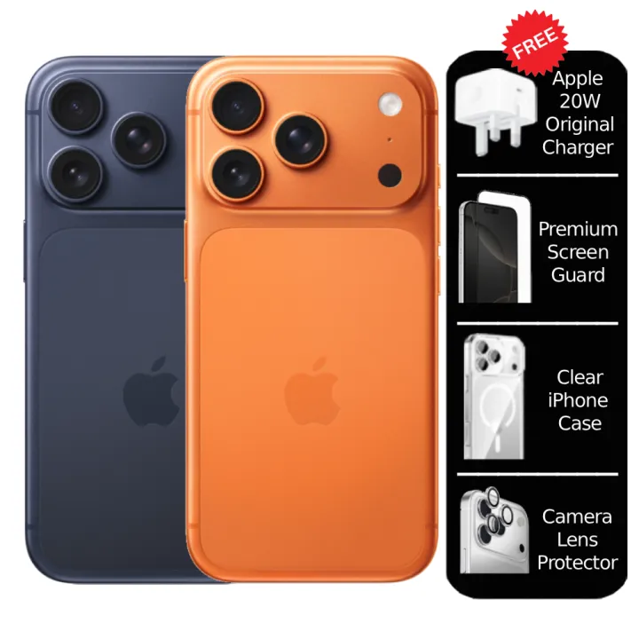 Apple iPhone 17 Pro Max | 6.9" Super Retina XDR OLED Display | A19 Pro chip | 48MP Pro Fusion camera system | 4K Dolby Vision video recording