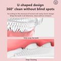 Mumlove 360 Degrees Kid's U Shape Toothbrush Toddler Baby Children's Soft U-shaped Silicone Mousse. 