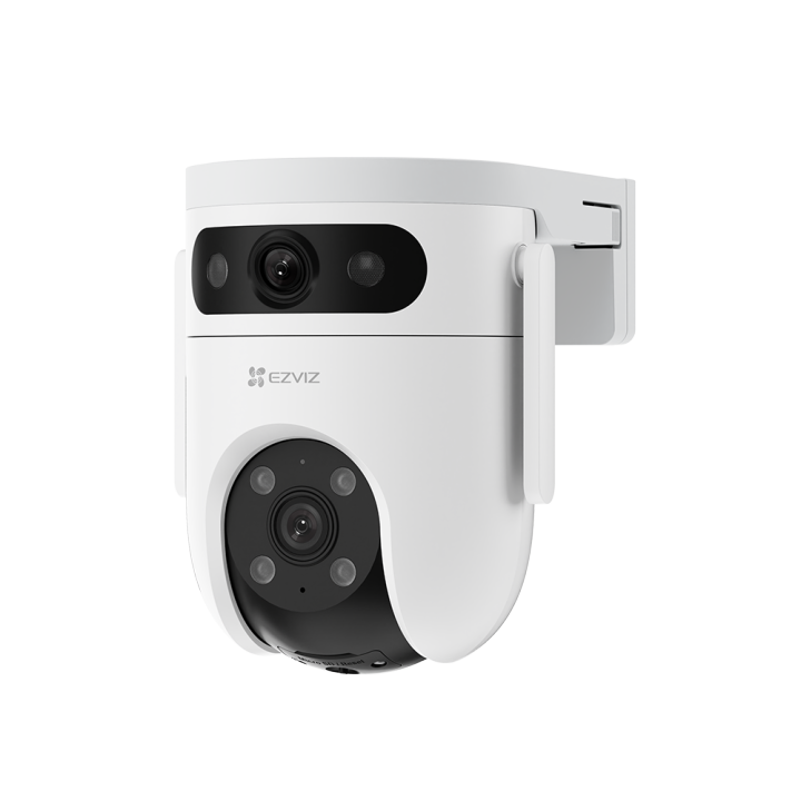 Ezviz H9C Dual 3K Security Camera 5MP+5MP | 3K⁺ Dual Lenses | Panoramic View | AI Human & Vehicle Detection | Smart Color Night Vision | Auto Smart Tracking | Two-Way Calling | One-Tap Linked View Control | 512GB Storage | CS-H9C-R100-8G55WKFL