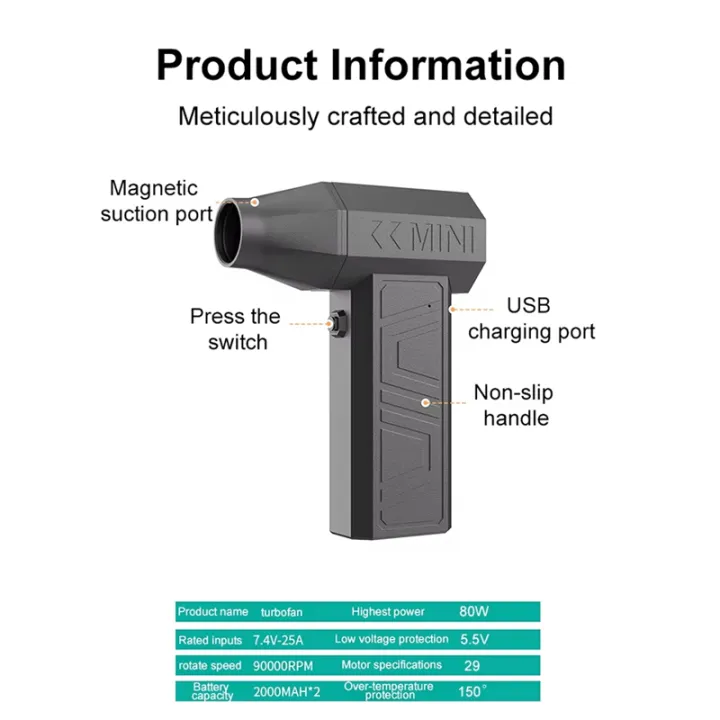High%20Turbofan%20High%20Turbofan%20Violent%20Jet%20Fan%20Cordless%20Air%20Blower%20Brushless%203%20Gear%20Speed%20Dust%20Blower%20Cleaning%20Tool%20Orange%20-%20Image%208