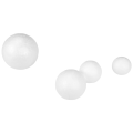 260 Pack Craft Foam Balls, 7 Sizes Including 1-4 Inch, Polystyrene Smooth Round Balls, Foam Balls for Arts and Crafts. 