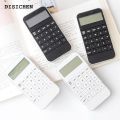 DISICHEN Fashion Compact Student Calculator Energy Saving Accounting Tools Lightweight Mini Pocket Electronic Digit Calculator. 