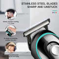 VGR V-055 Professional Cordless Hair Trimmer & Shaver for Men – Waterproof T-Blade Beard & Hair Clipper | Rechargeable Grooming Kit with USB Fast Charging | Precision Trimmer for Men | Adjustable Length | Portable Electric Shaver | Lightweight. 