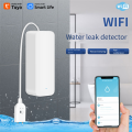 Tuya WiFi Leakage Alarm Water Leak Sensor Detector Flood Level Alarm Water Leakage Detector for Home Kitchen Bathroom. 